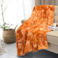 Tie Dyed Double Sided Faux Fur Throw Blanket - 50&