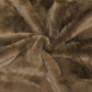 Fundas de almohada decorativas de 2 piezas de piel sintética sólida - 20" x 20" 