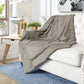 Solid Light Faux Fur Throw Blanket - 50&