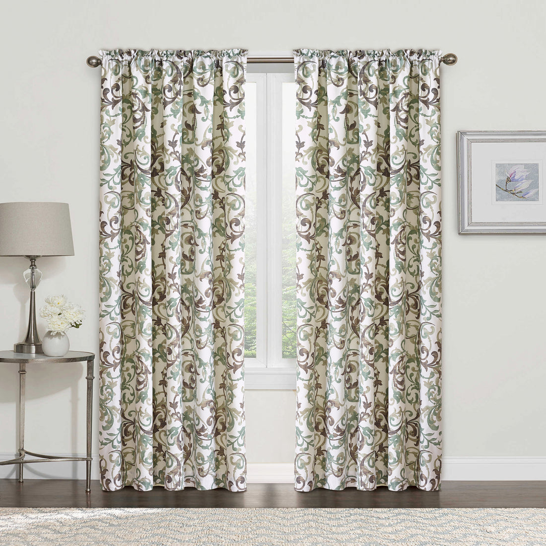 Ravello Scroll Curtain - Set of 2