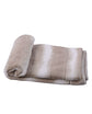 Beckie Stripe Faux Fur with Micromink Back Throw