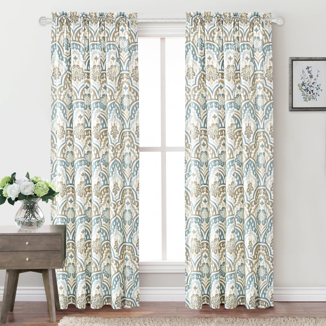 Tivoli Ikat Curtain - Set of 2
