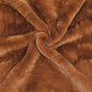 Fundas de almohada decorativas de 2 piezas de piel sintética sólida - 20" x 20" 