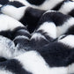 Almohada de respaldo de almohada de tamaño mediano/grande de piel sintética de cebra