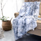 Tie Dyed Double Sided Faux Fur Throw-50&
