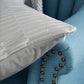 Fundas de almohada decorativas de 2 piezas de terciopelo plisado 