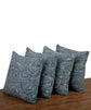 Fundas de almohada decorativas de ante Paisley de 4 piezas - 20" x 20" 